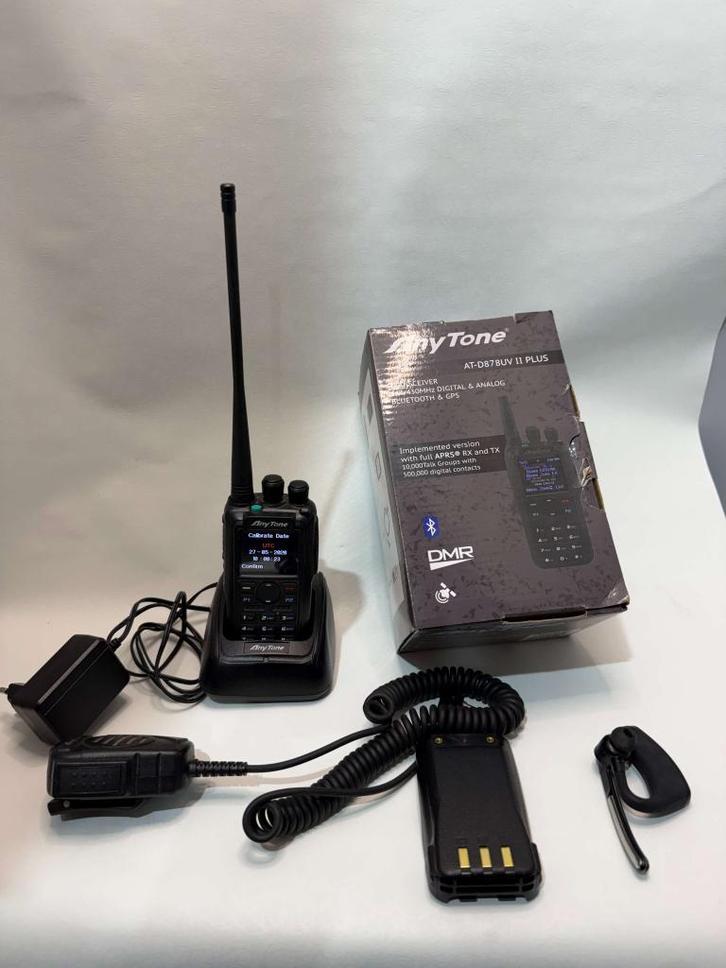 AnyTone AT-D878UVII Plus, Telecommunicatie, Portofoons en Walkie-talkies, Zo goed als nieuw