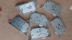6x RVS loopslot 50mm incl sluitplaat nieuw in verpakking, Ophalen of Verzenden, Nieuw, Rvs, Slot