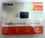 D-Link AC600/DWA-171 802.11ac - Wi-Fi Adapter Dongel, Ophalen of Verzenden, Nieuw, Dlink