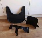 Baby set + Tafelblad Zwart - voor op Stokke Tripp Trapp Tray, Ophalen of Verzenden, Nieuw, Meegroeistoel, Stoelverkleiner