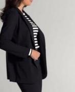 Studio Anneloes Fran blazer zwart heavy travelstof mt M, Kleding | Dames, Maat 38/40 (M), Zwart, Ophalen of Verzenden, Zo goed als nieuw