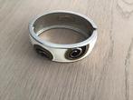Roomwit klikarmband 22 cm nieuw, Ophalen of Verzenden, Zo goed als nieuw, Goud