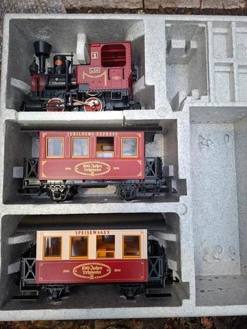 LGB Set 100 Jahre Lehmann Incl. wagons

 beschikbaar voor biedingen