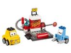 10732 lego juniors guido en luigis pitstop, Ophalen of Verzenden, Zo goed als nieuw, Complete set, Lego