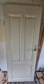 Paneeldeur jaren 30, Ophalen, Gebruikt, 80 tot 100 cm, Binnendeur