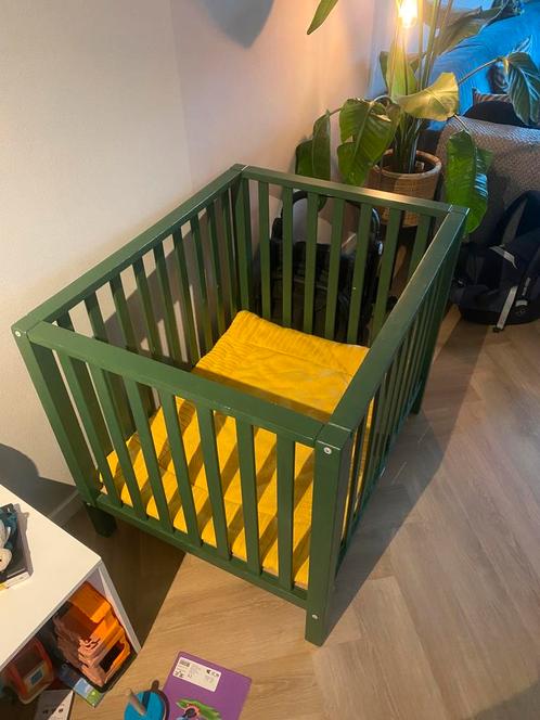 Babybox inclusief twee boxkleden, Kinderen en Baby's, Boxen, Gebruikt, Rechthoekig, In hoogte verstelbaar, Boxkleed, Ophalen