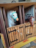 vintage stal met paarden, Ophalen, Gebruikt