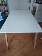 Uitschuifbare tafel, Huis en Inrichting, Tafels | Eettafels, Ophalen, 50 tot 100 cm, Zo goed als nieuw, Vijf personen of meer