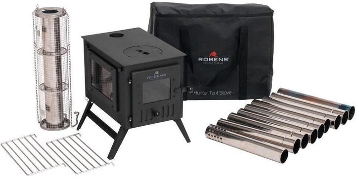 Robens Hunter tentkachel, 330cm, roestvrij staal, zwart, Caravans en Kamperen, Kampeeraccessoires, Nieuw, Ophalen of Verzenden