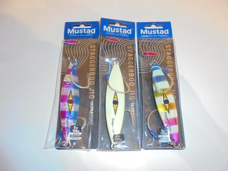 Mustad Jigging Staggerbod Slow Picht Fall Jig 150g Nieuw., Watersport en Boten, Hengelsport | Zeevissen, Nieuw, Overige typen