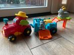 Vtech Zoef Zoef Tractor met Geit en Lam - COMPLEET, Ophalen of Verzenden, Zo goed als nieuw, Ontdekken, Met geluid