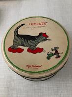 Retro blik George Happy cat design, Verzamelen, Blikken, Ophalen of Verzenden, Gebruikt, Overige, Overige merken