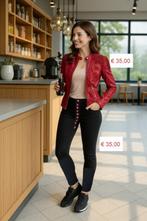 Tussenseizoen imitatieleren jack, maat S, M of L   (Nieuw), Maat 38/40 (M), Ganeder, Nieuw, Ophalen of Verzenden