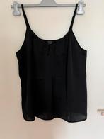Zwarte top m 44 te koop, Zwart, Maat 42/44 (L), Nieuw, Zonder mouw