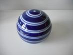 Bal van blauw wit keramiek, Ophalen of Verzenden, Zo goed als nieuw