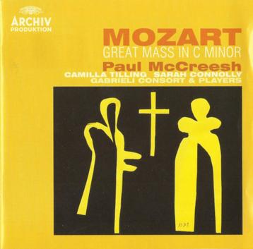 MOZART Great mass in c CD TILLING McCREESH ARCHIV beschikbaar voor biedingen