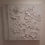 Schilderij 80x80 cm in reliëf, Huis en Inrichting, Ophalen, Zo goed als nieuw, Schilderij, 75 tot 100 cm