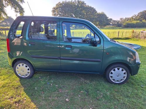 Opel Agila 1.2 I 16V 2001 Groen, nieuwe APK, Auto's, Opel, Bedrijf, Agila, Airbags, Radio, Trekhaak, Benzine, C, Hatchback, Handgeschakeld