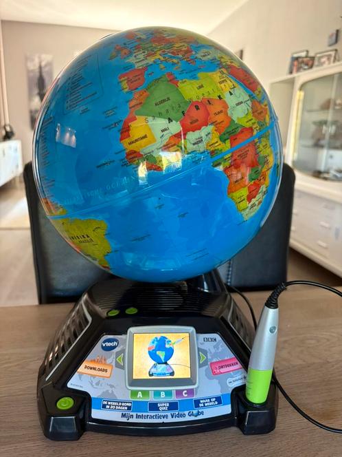 Vtech interactieve videoglobe, Kinderen en Baby's, Speelgoed | Vtech, Zo goed als nieuw, 6 jaar of ouder, Ophalen of Verzenden