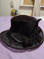 Elegante zwarte hoed, Kleding | Dames, Hoeden en Petten, Ophalen, Hoed, One size fits all, Onbekend