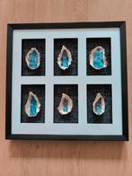 Delfts Blauw Grachtenpandjes in Oesters - Handmade, Antiek en Kunst, Ophalen of Verzenden