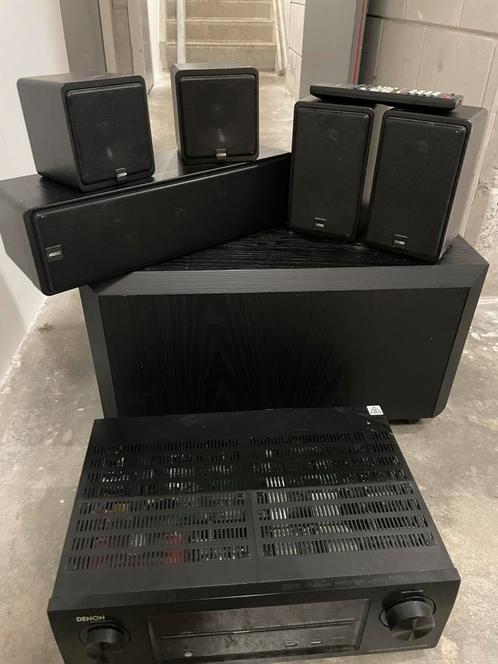 5.1 soundsystem Denon + Canton Speakers/Subwoofer, Audio, Tv en Foto, Home Cinema-sets, Gebruikt, Overige spelers, 5.1-systeem