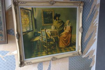 schilderij reproductie vermeer beschikbaar voor biedingen