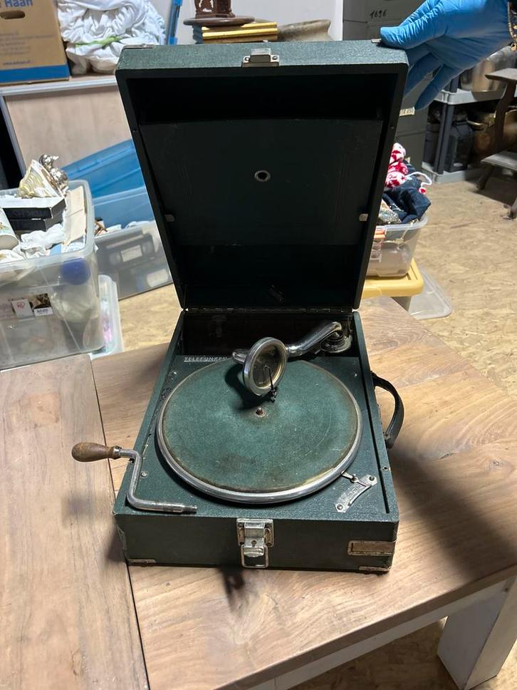 Antieke Telefunken Platenspeler Grammofoon, Antiek en Kunst, Antiek | Overige Antiek, Ophalen