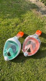 Twee snorkelmaskers SUBEA kind  – Ideaal voor vakantie!, Watersport en Boten, Ophalen of Verzenden, Zo goed als nieuw, Snorkelmasker