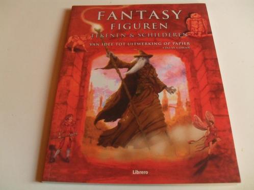 Fantasy Figuren Tekenen  Wat leer je uit dit boek: Stapsgewi, Hobby en Vrije tijd, Tekenen, Zo goed als nieuw, Boek of Gids, Ophalen of Verzenden