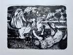 Zeefdruk Henri de Haas, Antiek en Kunst, Kunst | Litho's en Zeefdrukken, Verzenden