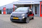 Fiat 500 C 1.2 Lounge Aut. Xenon|Leder|1e Eig|Navi|Clima|LMV, Auto's, Fiat, Euro 5, Gebruikt, 4 cilinders, Zwart