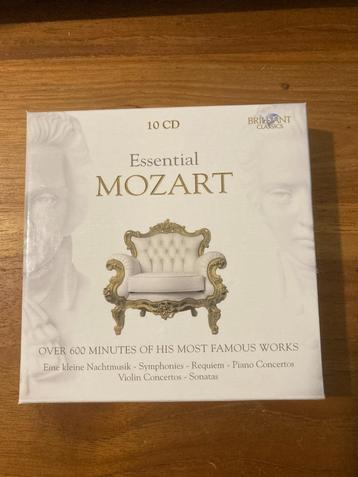 CD Box Mozart - Essential Mozart (10cd) beschikbaar voor biedingen