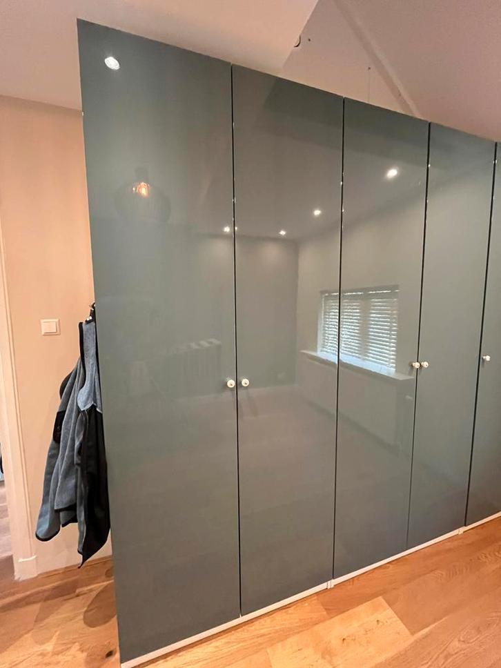 Pax kastdeur blauw 50x230cm, Huis en Inrichting, Kasten | Lockerkasten, Gebruikt, Ophalen