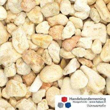 Taunus kwarts grind geel oranje wit siergrind zachte kleuren beschikbaar voor biedingen