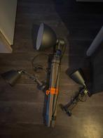 Drie deling lampenset, Huis en Inrichting, Lampen | Spots, Ophalen, Gebruikt, Metaal of Aluminium