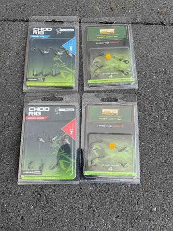 adv 346 / NIEUW mixset 4 blisters rigsets voor karpervissen beschikbaar voor biedingen