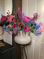 Set Compleet Toetervaas/Tulpenvaas met Zijden bloemen Zijde, Ophalen of Verzenden, Nieuw