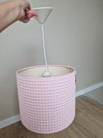 Hanglamp met wafel structuur, Ophalen of Verzenden, Zo goed als nieuw, Rond
