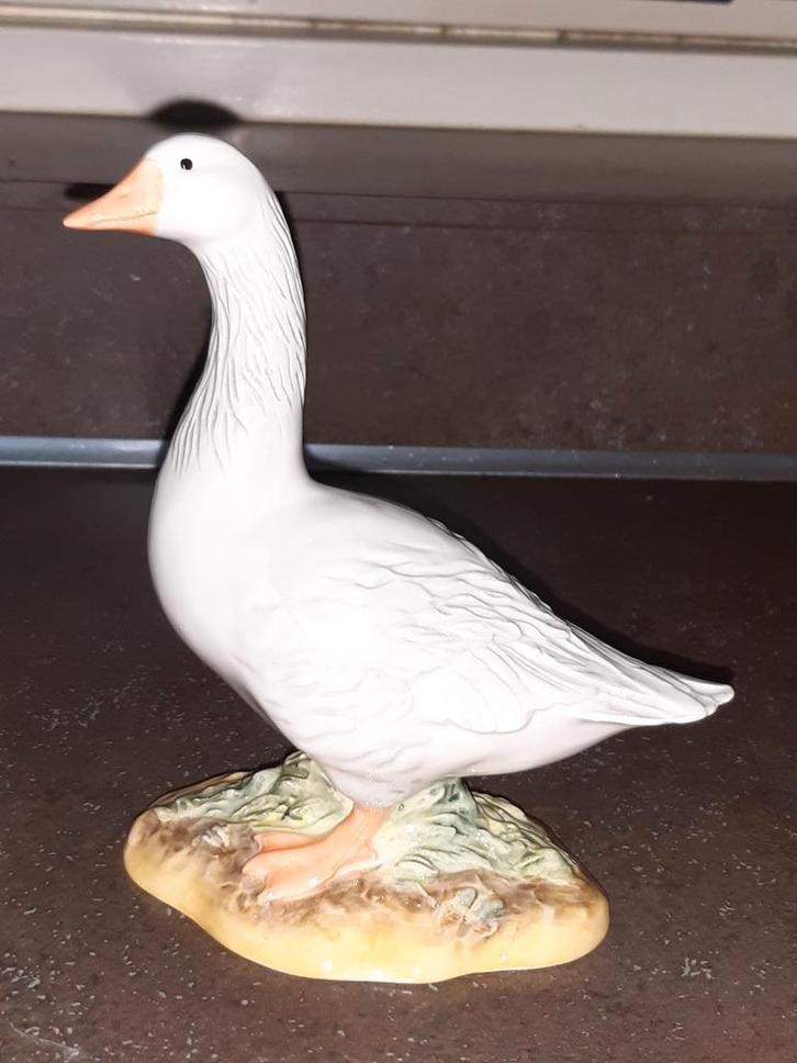 Gans porcelein John Beswick, Verzamelen, Beelden en Beeldjes, Zo goed als nieuw, Dier, Ophalen of Verzenden