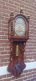 Friese staartklok kantoortje  biedemeijer antiek, Antiek en Kunst, Antiek | Klokken, Ophalen of Verzenden
