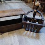 Twee mooie kranten bakken, Huis en Inrichting, Woonaccessoires | Krantenbakken en Lectuurbakken, Ophalen, Zo goed als nieuw