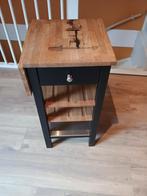 IKEA Stenstorp roltafel, Huis en Inrichting, Keuken | Keukenelementen, Ophalen, Minder dan 50 cm, Gebruikt, Zwart