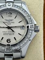 Breitling Lady Colt Ocean A77350 33mm Diamanten af Fabriek, Ophalen of Verzenden, Zo goed als nieuw, Staal, Overige merken