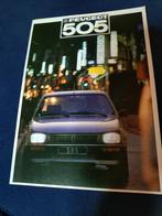 Peugeot 505 folder 1987, Verzenden, Zo goed als nieuw, Peugeot