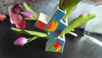 Tulpen vaas, Huis en Inrichting, Overige kleuren, Aardewerk of Porselein, Ophalen of Verzenden, Zo goed als nieuw