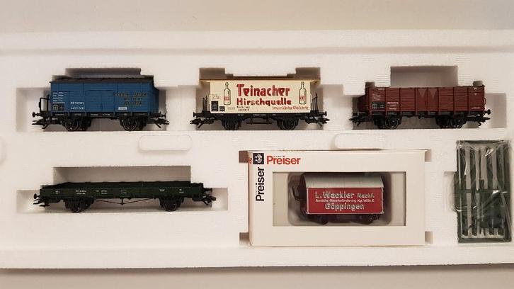 Märklin 48808 goederenwagen set oldtimer K.W.St.E, Hobby en Vrije tijd, Modeltreinen | H0, Nieuw, Wagon, Wisselstroom, Märklin