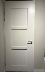 Binnendeur 93x231 cm wit/opdek/linksdraaiend, Ophalen, 80 tot 100 cm, Binnendeur, 200 tot 215 cm