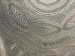 Grote Oosterse schaal 75cm doorsnee kleur zilver Vaste prijs, Ophalen