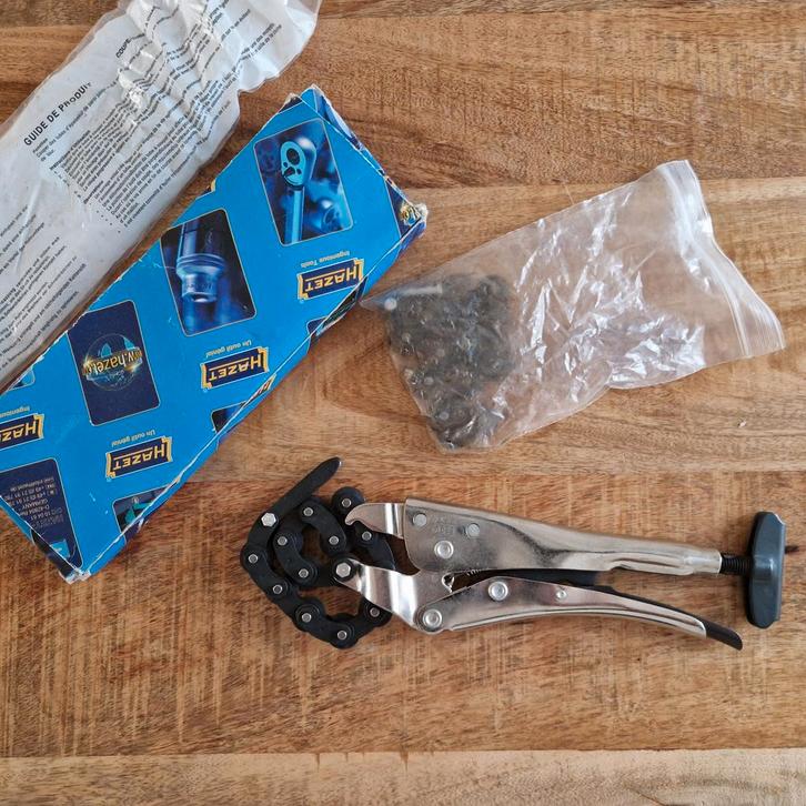Hazet Pijpsnijder .incl extra ketting (nieuwstaat), Auto diversen, Autogereedschap, Nieuw, Ophalen of Verzenden